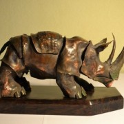 Интерьерная скульптура "Носорог"